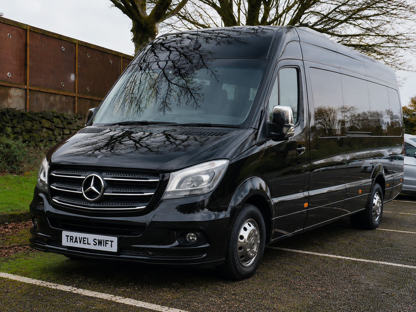 Executive passenger minibus representing the 16 to 22 seater category